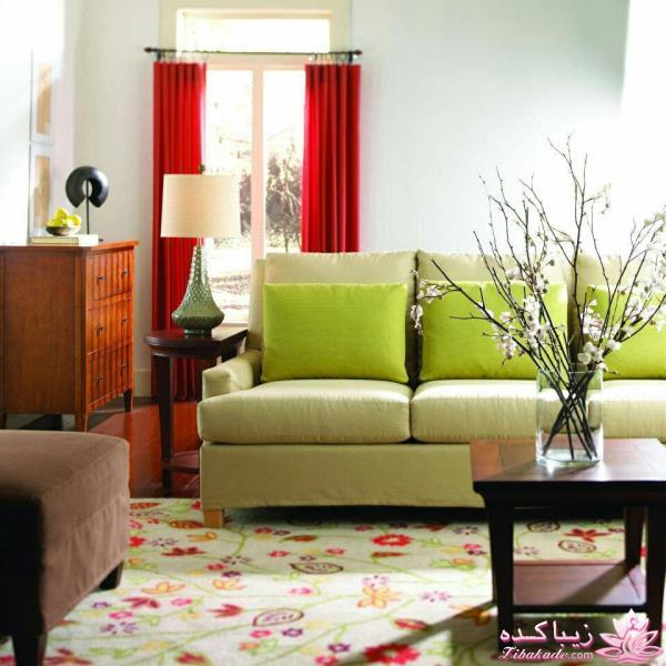 دکوراسیون سبز و قرمز 